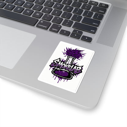 SmokeLab Purple Beaker Kiss-Cut Sticker