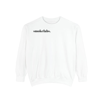 SmokeLabs Graphic Sweatshirt — Purple Beaker Logo Crewneck
